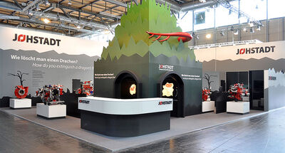 Messerauftritt von PF Pumpen und Feuerl&ouml;schtechnik bei der INTERSCHUTZ. Foto: Faber & Marke