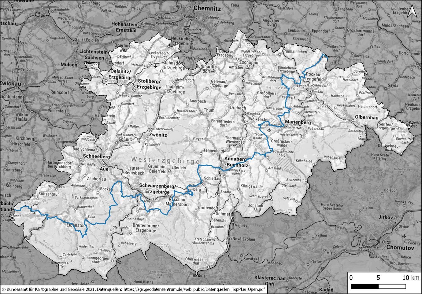 Fernwanderweg GörlitzGreiz Wirtschaftsförderung Erzgebirge GmbH