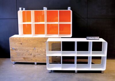 Designer-Möbel aus Stahlblech und Edelstahl von Blechmöbel aus Schwarzenberg (Foto: Blechmöbel Weitzel und Hauer GbR)