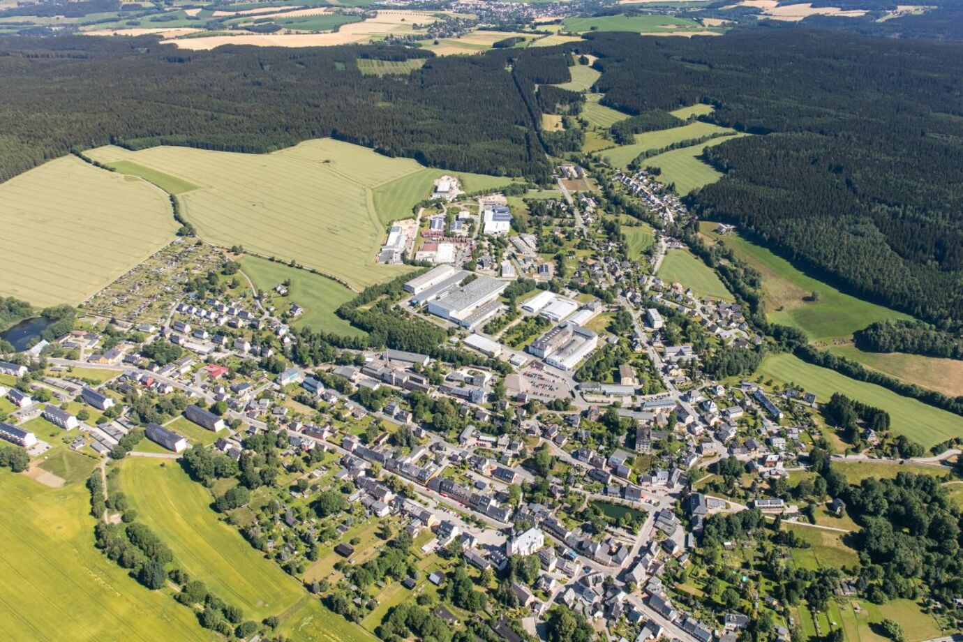 Gewerbegebiet Grünhain-Beierfeld / © Peter Schubert