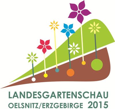 Das Logo für die Landesgartenschau 2015 in Oelsnitz/Erzgeb. wurde von der einheimischen Agentur BLETTERBOX GbR Oelsnitz/Erzgeb. entwickelt.