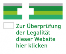 Das zukünftige Logo für zugelassene Online-Apotheken - in dem Rechteck links wird die Flagge des EU-Landes erscheinen, in welchem die Apotheke ihren Sitz hat. 